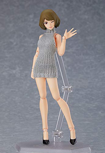 Max Factory figma 505 Female Body (Chiaki) with Backless Sweater Outfit Figure_8
