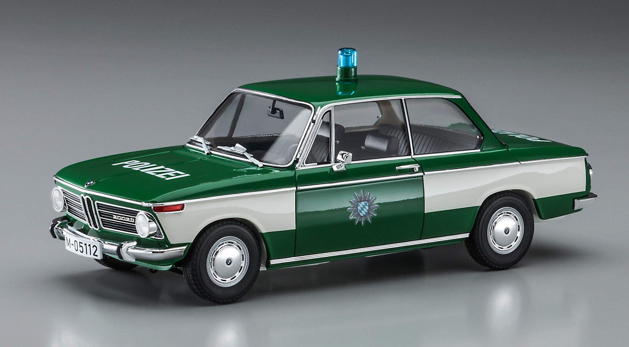 Hasegawa 1/24 BMW 2002 ti POLICE CAR Plastic Model kit HA20478 NEW from Japan_3