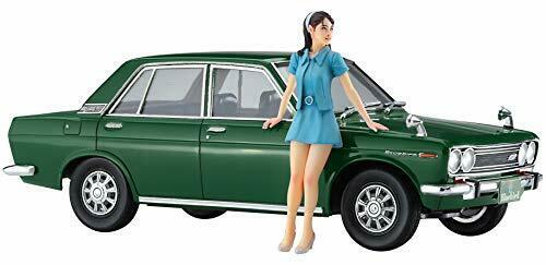 Hasegawa 1/24 Datsun Bluebird 1600SSS w/60's Girls Figure Plastic Model NEW_1