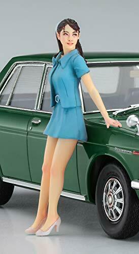 Hasegawa 1/24 Datsun Bluebird 1600SSS w/60's Girls Figure Plastic Model NEW_2
