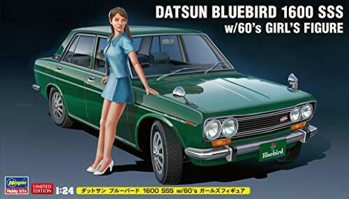 Hasegawa 1/24 Datsun Bluebird 1600SSS w/60's Girls Figure Plastic Model NEW_5