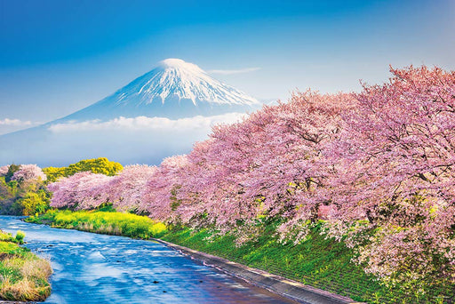 Mt. Fuji Cherry Blossom Trees Shizuoka 1000 piece Jigsaw Puzzle ‎‎‎10-138 NEW_1