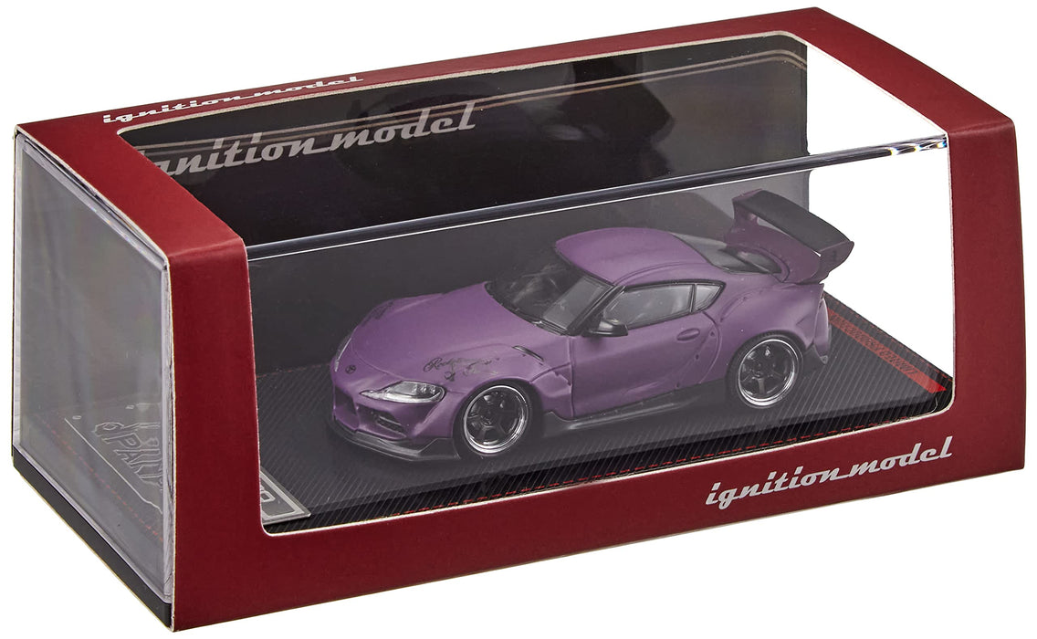 ignition model 1/64 Pandem Supra (A90) Matte Purple Resin Model Car IG2335 NEW_3