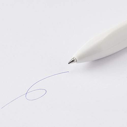 MUJI Triangular 3-color Permanent Ball-point Pen 0.7mm 02553029 Red, Blue, Black_4