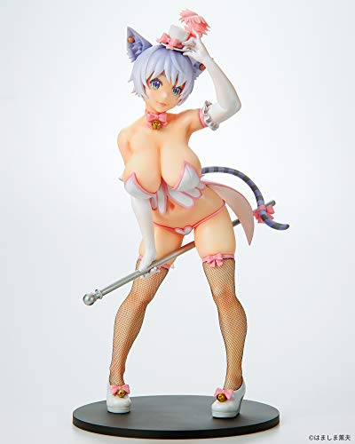 Burlesque Cat Bell White Cat Ver. 1/7 Scale Figure PVC 25cm NEW from Japan_8