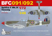 Eduard 1/48 Bunny Fighter Club Royal Air Force Spitfire F.Mk.9 Kit EDUBFC092 NEW_2
