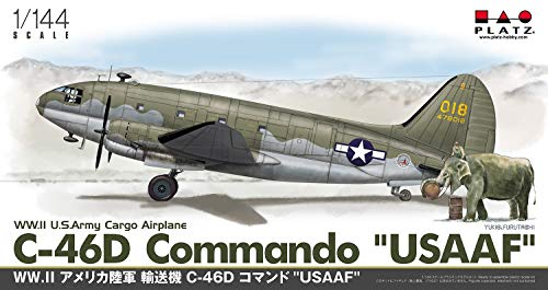 Platts 1/144 World War II US Army Transport Aircraft C-46D Command USAA NEW_1