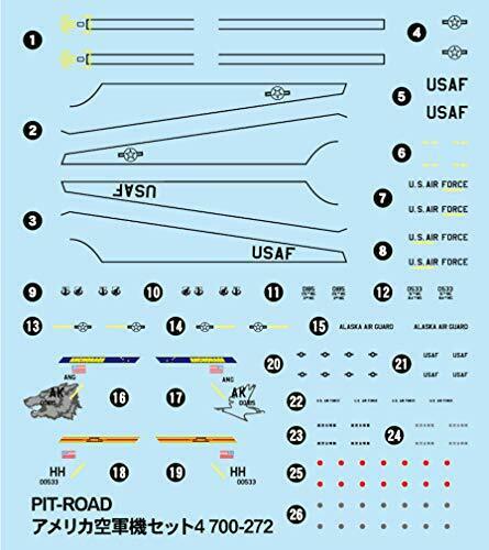 PIT-ROAD 1/700 MODERN U.S. AIRCRAFT SET 4 Kit S58 NEW from Japan_3