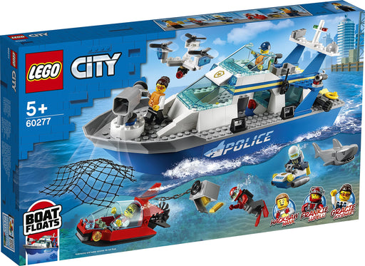 Lego City Police Patrol Boat Drone Toy Scooter Police Vehicle Set 60277 NEW_2