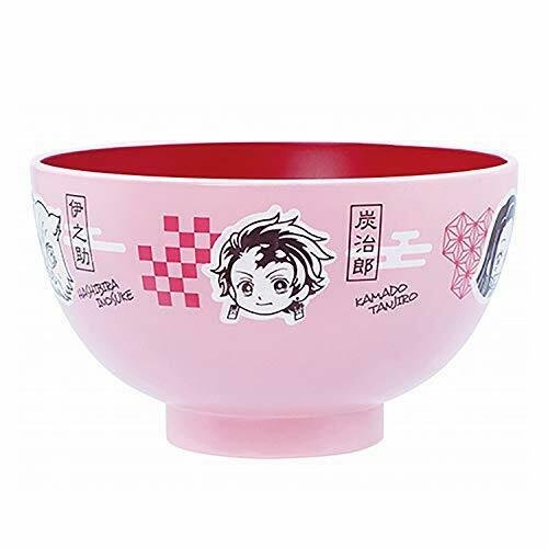 Demon Slayer Kimetsu soup bowl 11cm pink Tanjiro Kamado Nezuko Inosuke NEW_1