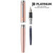 Platinum Fountain Pen Procyon Luster Rose Gold Fine Point PNS-8000#18-2 NEW_4