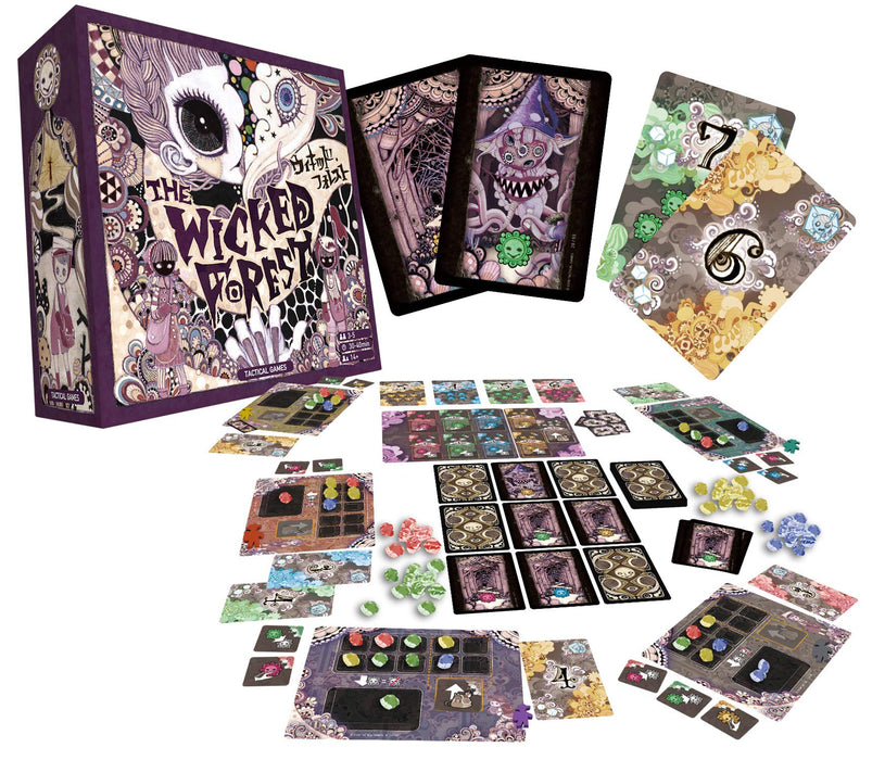 Tactical Games WICKED FOREST Board Game 3-5 people 30-40min. 14 years old & up_3