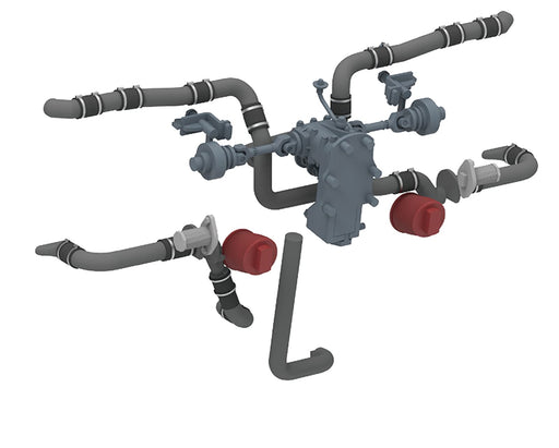 1/35 Engin Pipeling Parts for Tiger I w/Full Interior Model Parts RFM2007 NEW_1