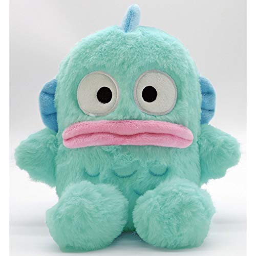 Sanrio Hangyodon Fluffy Stuffed Toy Plush S Size Doll 157201-21 Nakajima NEW_1