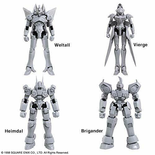 SQUARE ENIX 1/144 Xenogears STRUCTURE ARTS Vol.1 Model Kit Series 4pcs BOX NEW_2