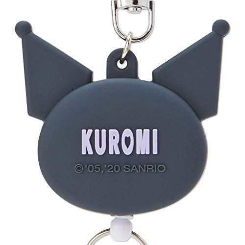 Sanrio Kuromi Face Reel Key Chain PVC 6x1.5x10cm 189651 15 years old & Up NEW_4