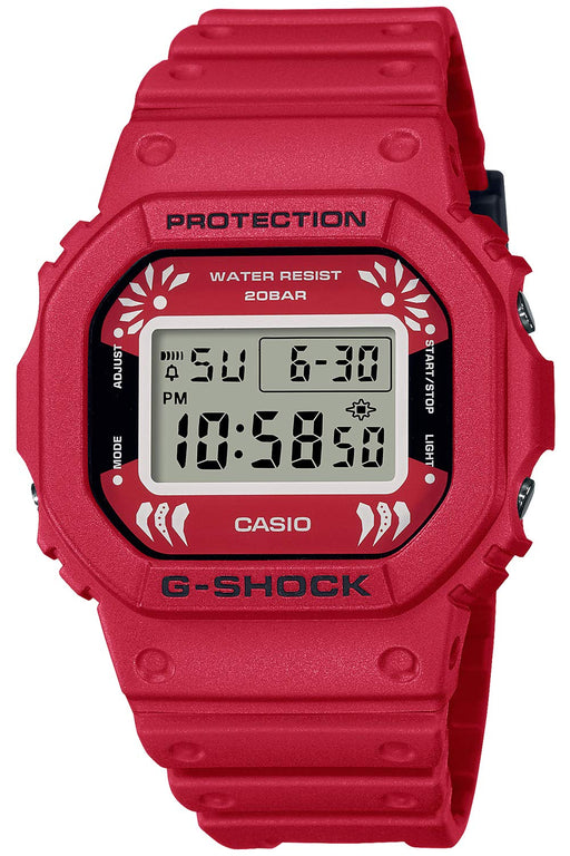CASIO G-SHOCK Dharma DW-5600DA-4JR men's Red Limited Edition silicone Band NEW_1
