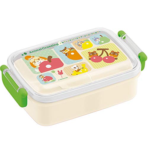 Animal Crossing Lunch Container Box 450ml RBF3ANAG (17 x 10.6 x 6cm) Skater NEW_1
