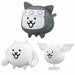 BANDAI Kapukyara Nyanko Great War 2 All 3 (type) set Gashapon toys Figure NEW_1