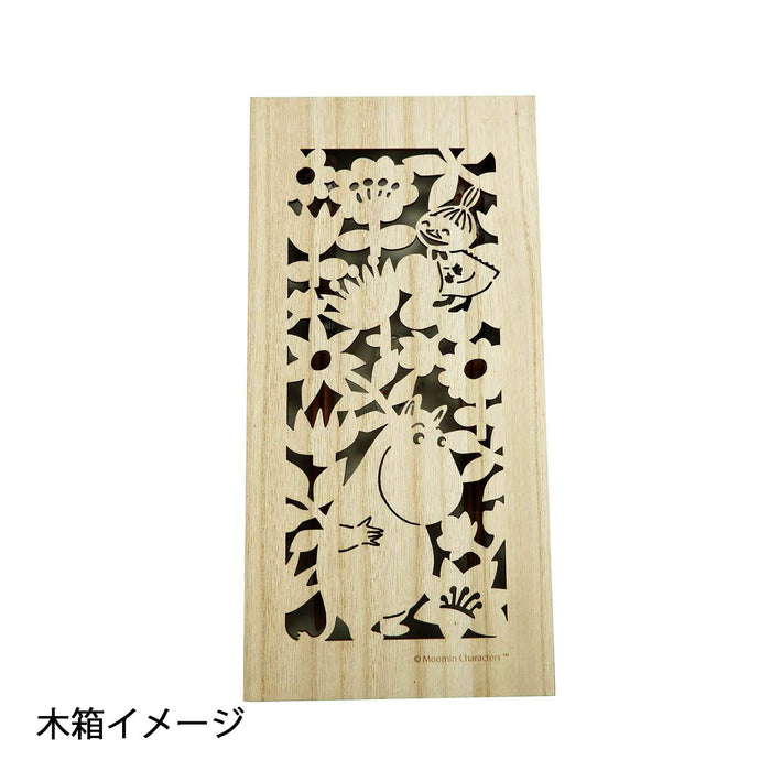 YAMAKA SHOTEN MOOMIN Chopsticks pair set wooden box Filled Herbarium MM2100-842H_3