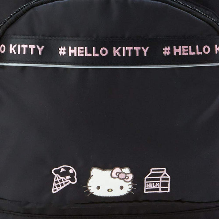 SANRIO Hello Kitty Kids Backpack L Size Black 229474 polyester 27x15x37cm NEW_4
