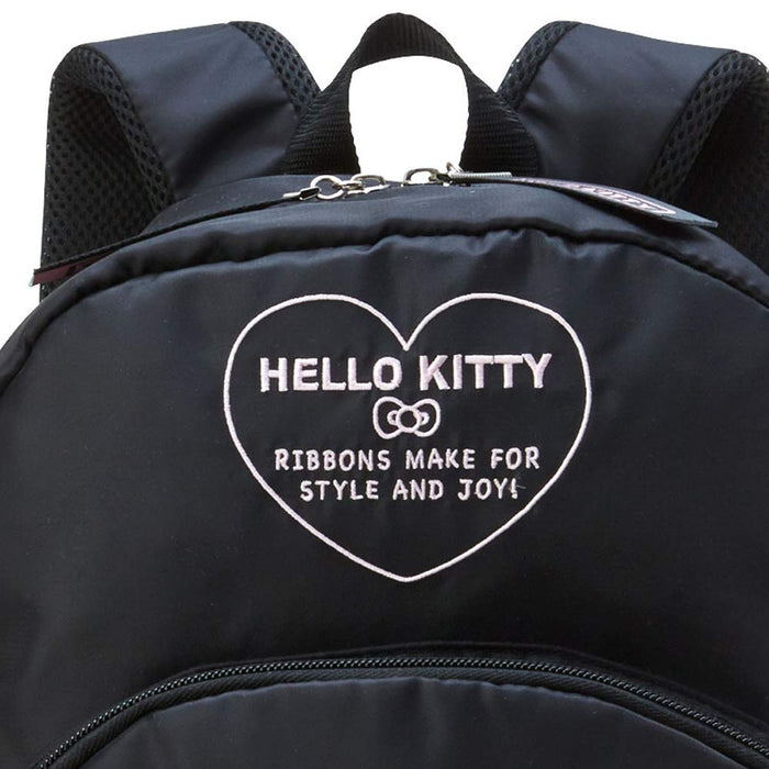 SANRIO Hello Kitty Kids Backpack L Size Black 229474 polyester 27x15x37cm NEW_5