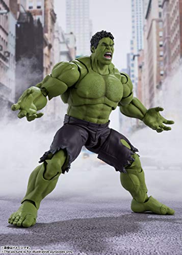 S.H. Figuarts Avengers Hulk - "Avengers Assemble" Edition- 200mm PVC & ABS NEW_4