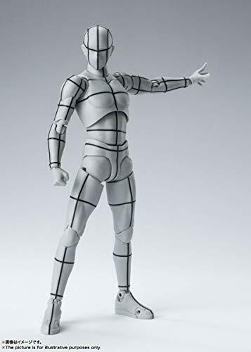 S.H.Figuarts Body-kun -Wire Frame- (Gray Color Ver.) Figure NEW from Japan_2