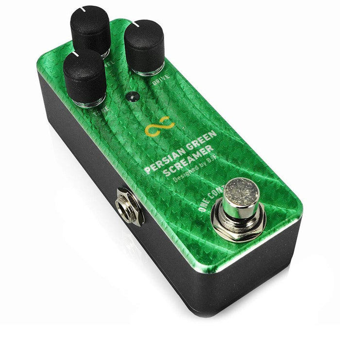 One Control Persian Green Screamer Guitar Effects Pedal Made in Japan Distortion_3