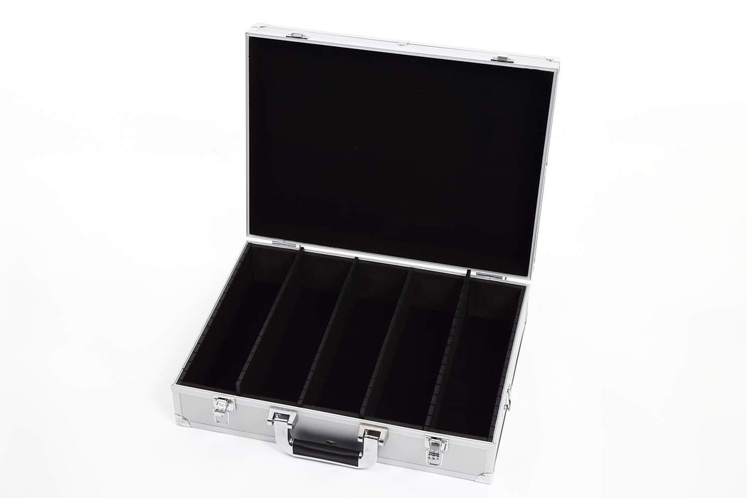 TOYGER CEO Storage Aluminum attache case over 5000 cards storageable Silver NEW_3