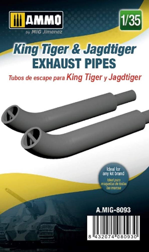 AMMO 1/35 King Tiger & Jadtiger Exhaust Pipes Plastic Model Parts AMO-8093 NEW_1