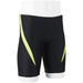 MIZUNO N2JB0101 Men's Swimsuit Stroke One Half Spats Black x Lime Size S NEW_3