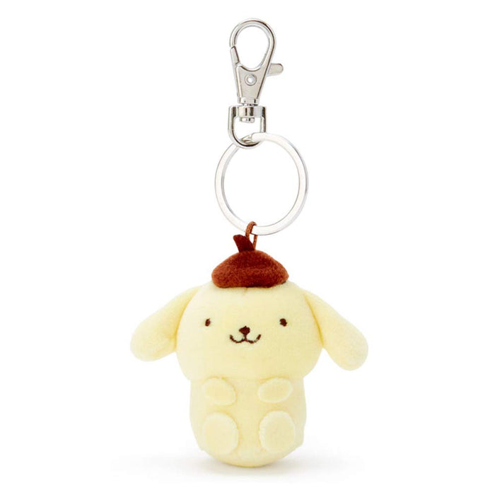 SANRIO Pompompurin Mini Mascot Keychain Polyester Plush Doll 5x3x6cm 226998 NEW_1