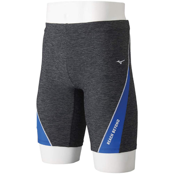 MIZUNO N2JB0616 Men's Swimsuit Half Spats Inseam 21cm Blue Size S Polyester NEW_3
