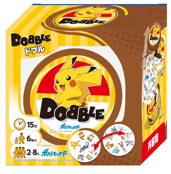 Ensky DOBBLE Pokemon for 2-8 people Table Card Game 6 years old and over NEW_1