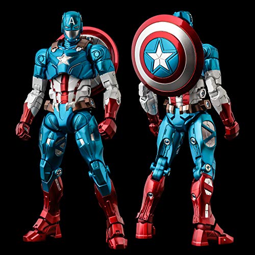 Sentinel FIGHTING ARMOR CAPTAIN AMERICA Action Figure ABS&Diecast 165mm NEW_2