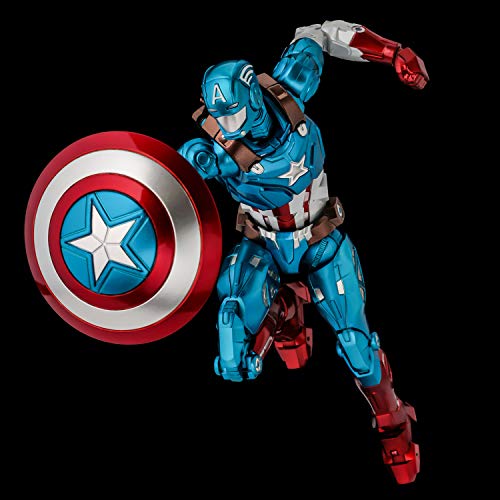 Sentinel FIGHTING ARMOR CAPTAIN AMERICA Action Figure ABS&Diecast 165mm NEW_3