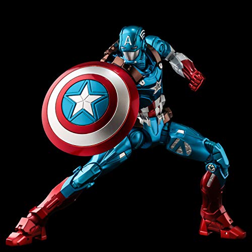 Sentinel FIGHTING ARMOR CAPTAIN AMERICA Action Figure ABS&Diecast 165mm NEW_6