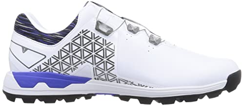 MIZUNO Golf Shoes WAVE HAZARD SL BOA WIDE 51GM2175 White Blue US12(29cm) NEW_6