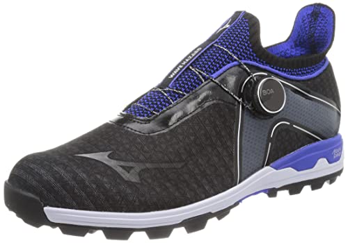 MIZUNO Golf Shoes WAVE HAZARD BOA WIDE 51GM2170 Black Blue US10(27cm) NEW_1