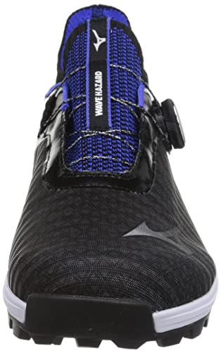 MIZUNO Golf Shoes WAVE HAZARD BOA WIDE 51GM2170 Black Blue US10(27cm) NEW_2