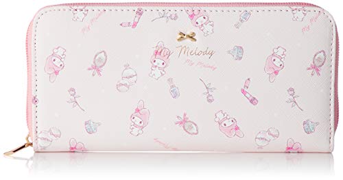 Sanrio My Melody Long Wallet Purse Round Fastener Women Pink SR1-11 Aldi NEW_1