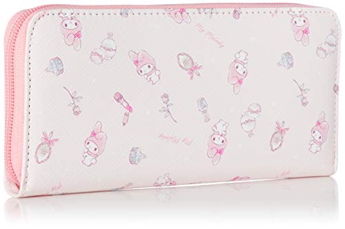 Sanrio My Melody Long Wallet Purse Round Fastener Women Pink SR1-11 Aldi NEW_2
