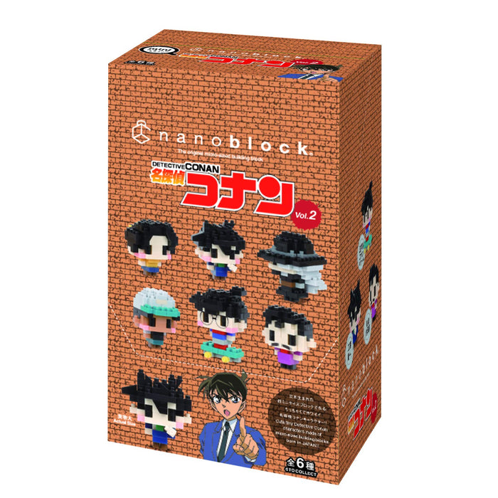 Kawada Nano Block Mini Detective Conan vol.2 Complete Set of 6 NBMC_18S NEW_2