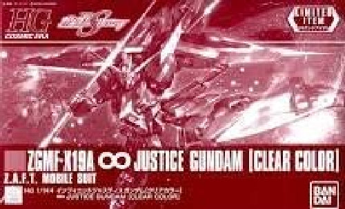 Event Item HG 1/144 Infinite Justice Gundam Clear Color Seed Destiny Model Kit_3