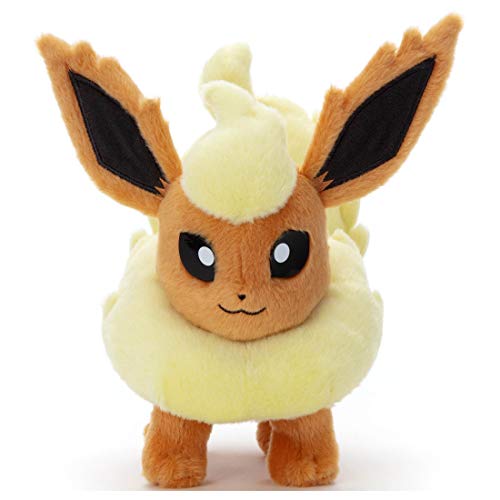 Takara Tomy Pokemon Get I choose you Plush Doll Stuffed toy Flareon 21cm NEW_1