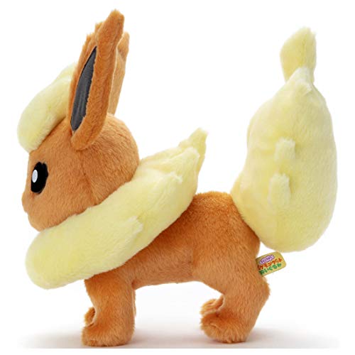 Takara Tomy Pokemon Get I choose you Plush Doll Stuffed toy Flareon 21cm NEW_2