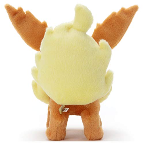 Takara Tomy Pokemon Get I choose you Plush Doll Stuffed toy Flareon 21cm NEW_3