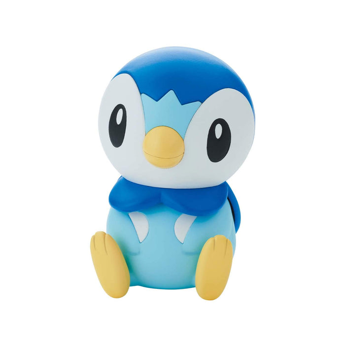 Pokemon Plamo Collection 08 Quick!! Piplup Colored Plastic Model Kit ‎2552125_1