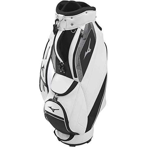 MIZUNO Golf Men's Caddy Bag NEXLITE 9 x 47 inch 2.4kg White Black 5LJC210300 NEW_1